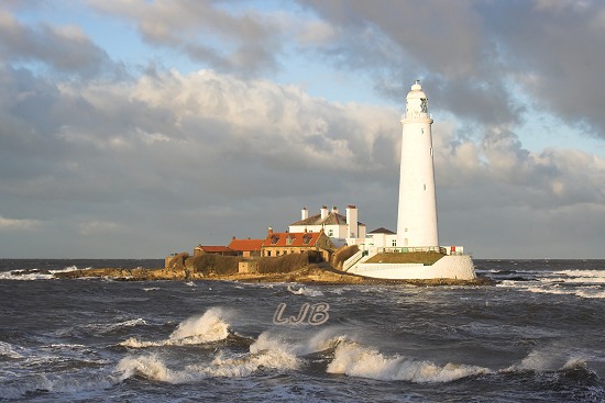 St. Mary's island Lighthouse, Whitley Bay, Tyne & Wear Coast